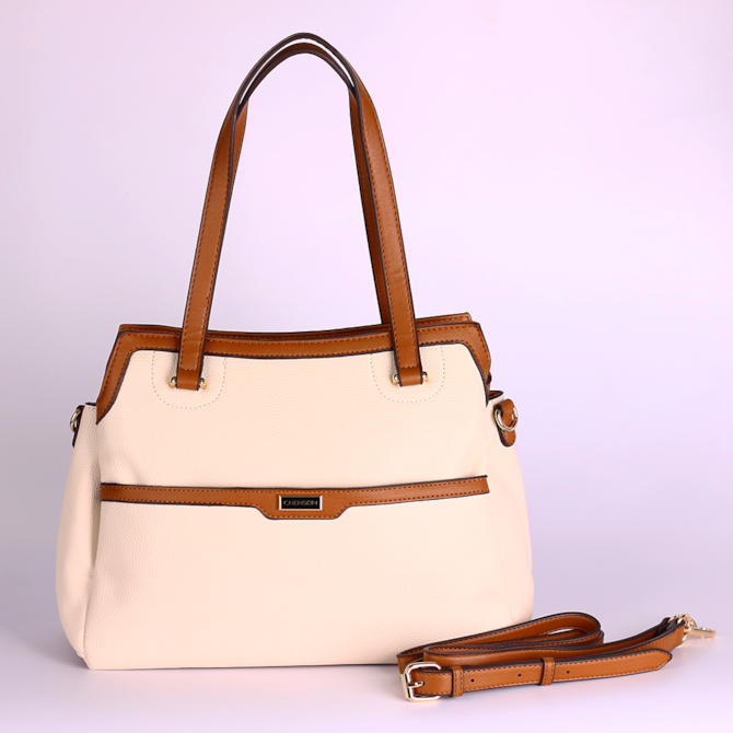 BOLSAS LATERAL CHENSON OFF WHITE CG84606