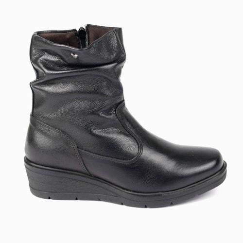 BOTA ANABELA VIA COMFY PRETO FEMININO NIC002-PLT