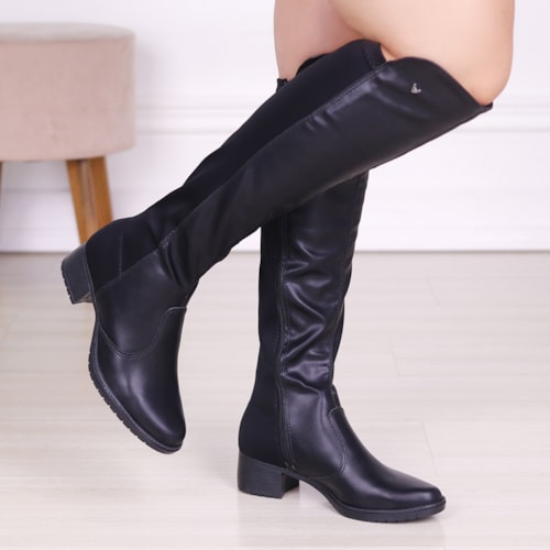 BOTA CANO ALTO MISSISSIPI PRETO/PRETO ME123 BOTA CANO ALTO MISSISSIPI PRETO/PRETO ME123