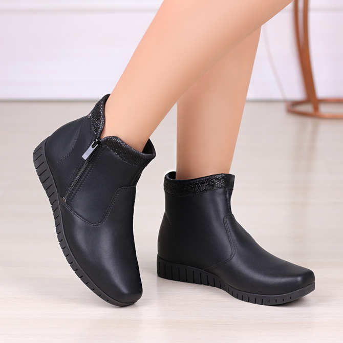 BOTA CANO CURTO CAMPESI PRETO FEMININO L9962