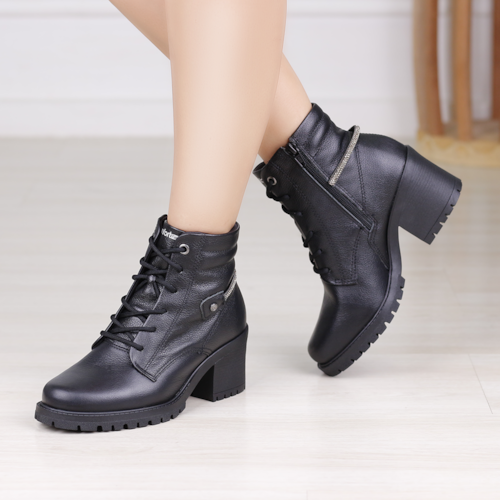 BOTA CANO CURTO COMFORT FLEX PRETO FEMININO 24-77304 BOTA CANO CURTO COMFORT FLEX PRETO FEMININO 24-77304