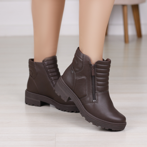 BOTA CANO CURTO DAKOTA MARROM FEMININO G9563 BOTA CANO CURTO DAKOTA MARROM FEMININO G9563