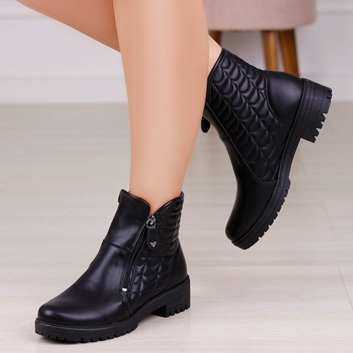 BOTA CANO CURTO MISSISSIPI PRETO FEMININO MI842 BOTA CANO CURTO MISSISSIPI PRETO FEMININO MI842