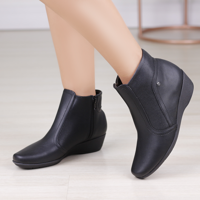 BOTA CANO CURTO PICCADILLY PRETO FEMININO 143217