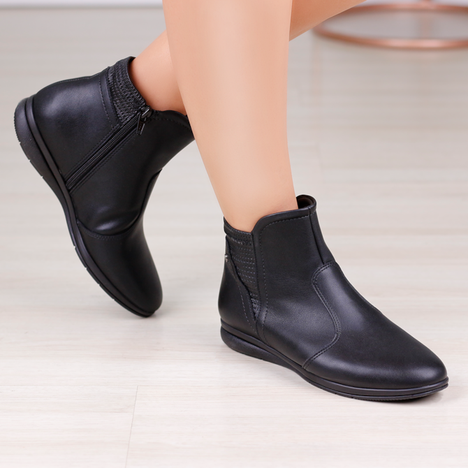 BOTA CANO CURTO PICCADILLY PRETO FEMININO 261034