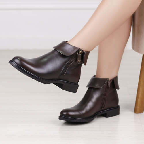 BOTA CANO CURTO VIA COMFY MARROM FEMININO DIA001-PLT BOTA CANO CURTO VIA COMFY MARROM FEMININO DIA001-PLT