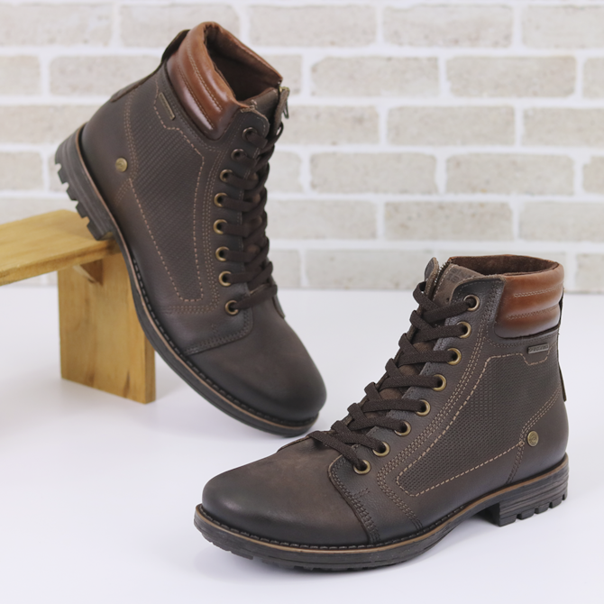 BOTA COTURNO PEGADA MARROM MASCULINO 180748