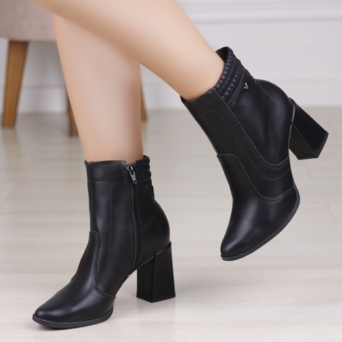 BOTA SALTO MISSISSIPI PRETO FEMININO MA131 BOTA SALTO MISSISSIPI PRETO FEMININO MA131