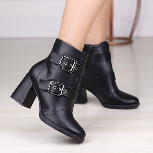 BOTA SALTO PICCADILLY PRETO FEMININO 343004