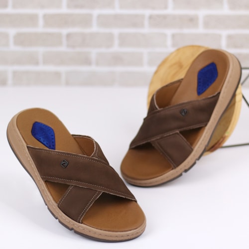 CHINELO CASUAL PEGADA CHOCOLATE 134306