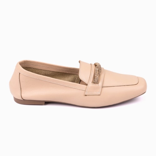 MOCASSIM CASUAL PERFIL NUDE FEMININO 58025-FZT