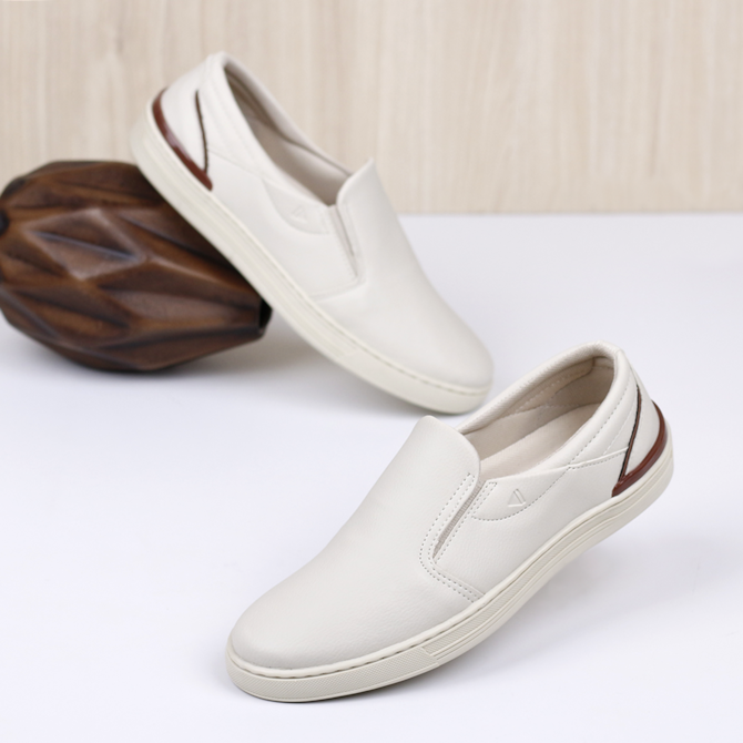 MOCASSIM CASUAL SOUND OFF WHITE I310Z