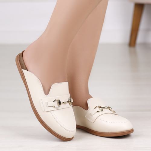 MULE CASUAL BEIRA RIO CREME FEMININO 4317-102-9569 MULE CASUAL BEIRA RIO CREME FEMININO 4317-102-9569