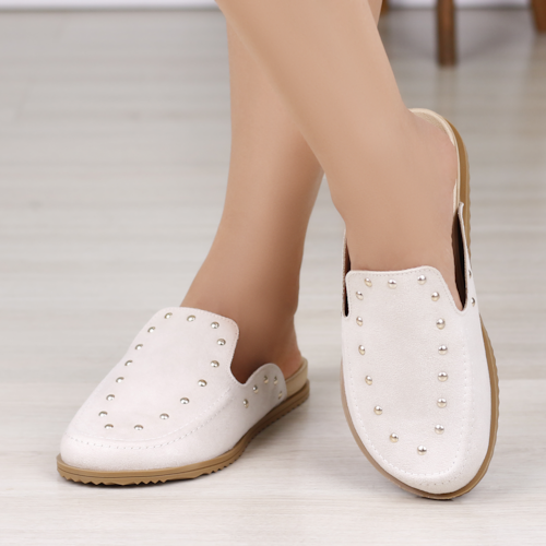 MULE FLATFORM MOLECA BRANCO OFF 5743-103-5881