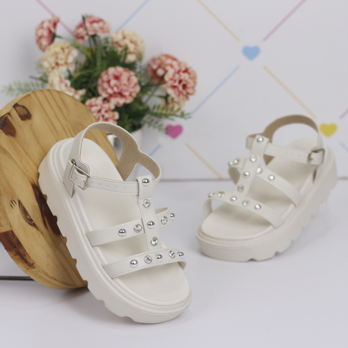 SANDALIA FLATFORM MOLEKINHA BRANCO OFF 2362-103-9569 SANDALIA FLATFORM MOLEKINHA BRANCO OFF 2362-103-9569