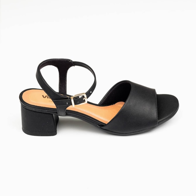 SANDALIA SALTO VIA COMFY PRETO 23-5253 RAM