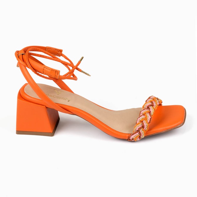 SANDALIA VIA COMFY LARANJA 1398-1242