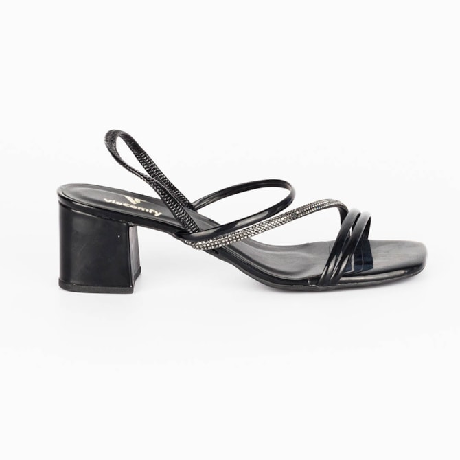 SANDALIA VIA COMFY PRETO 1345-1710