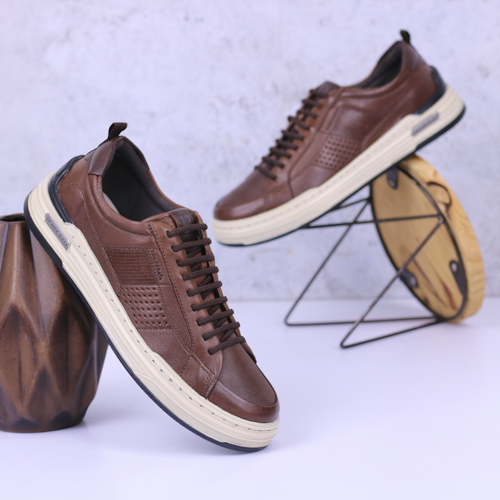 SAPATENIS CASUAL DEMOCRATA MARROM MASCULINO 240601-003 SAPATENIS CASUAL DEMOCRATA MARROM MASCULINO 240601-003