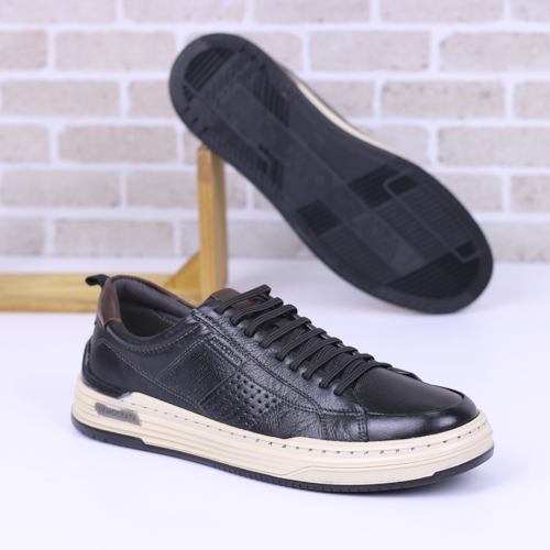 SAPATENIS CASUAL DEMOCRATA PRETO MASCULINO 240601-001 SAPATENIS CASUAL DEMOCRATA PRETO MASCULINO 240601-001