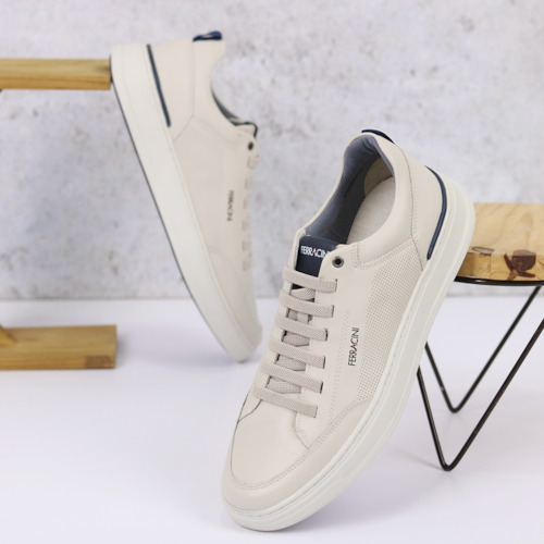 SAPATENIS CASUAL FERRACINI OFF WHITE MASCULINO 2072C SAPATENIS CASUAL FERRACINI OFF WHITE MASCULINO 2072C