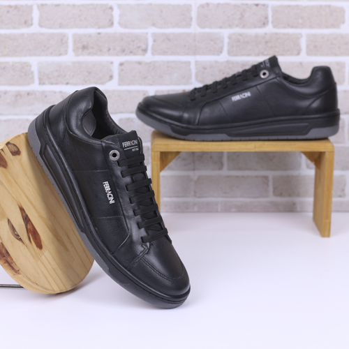 SAPATENIS CASUAL FERRACINI PRETO MASCULINO 8050-617B SAPATENIS CASUAL FERRACINI PRETO MASCULINO 8050-617B