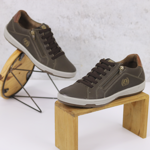SAPATENIS CASUAL PEGADA MARROM ESCURO 119406 SAPATENIS CASUAL PEGADA MARROM ESCURO 119406