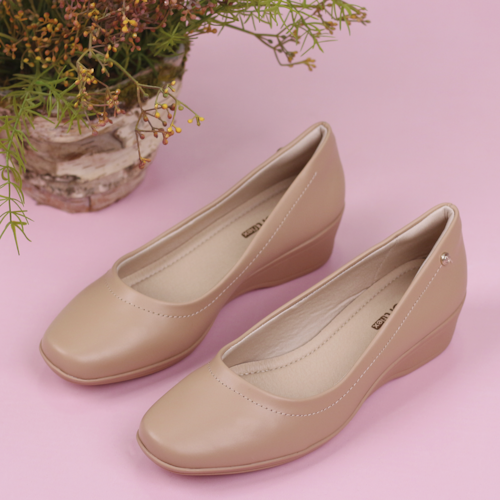 SAPATO ANABELA COMFORT FLEX NUDE FEMININO 24-94301 SAPATO ANABELA COMFORT FLEX NUDE FEMININO 24-94301