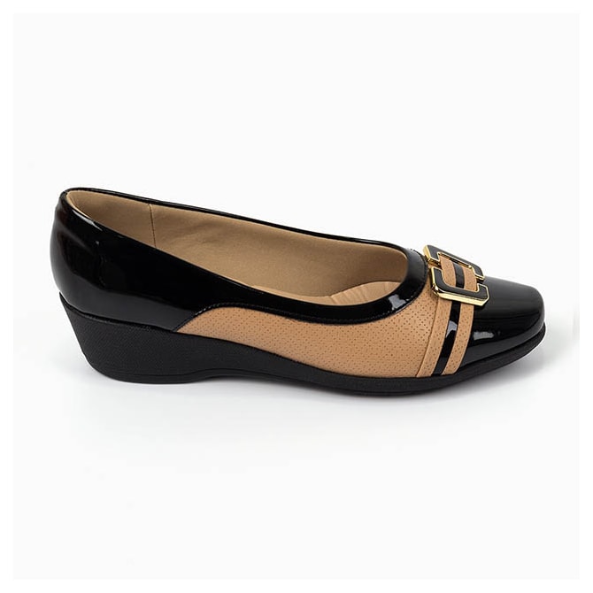 SAPATO ANABELA PICCADILLY PRETO FEMININO 143212