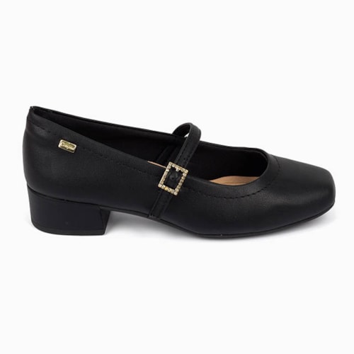 SAPATO BONECA CAMPESI PRETO FEMININO L9832