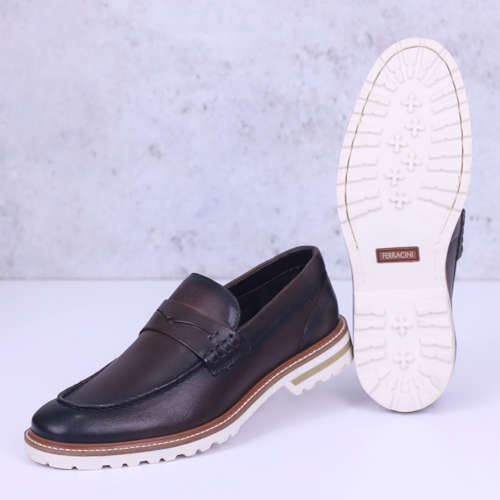 SAPATO CASUAL FERRACINI MARROM ESCURO MASCULINO 3405-672I SAPATO CASUAL FERRACINI MARROM ESCURO MASCULINO 3405-672I