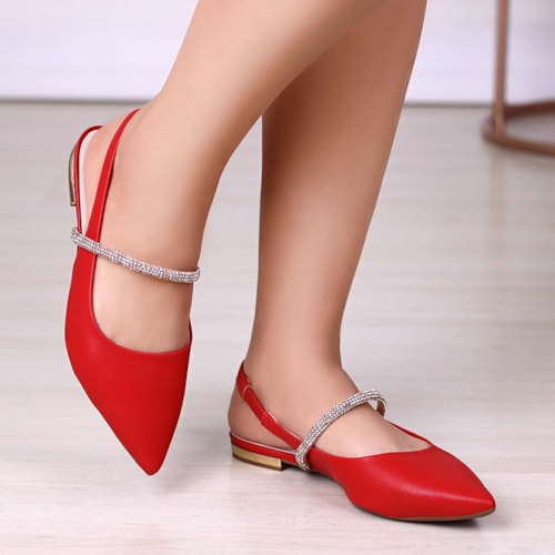 SAPATO CHANEL BEBECE VERMELHO FEMININO T2017-254 SAPATO CHANEL BEBECE VERMELHO FEMININO T2017-254
