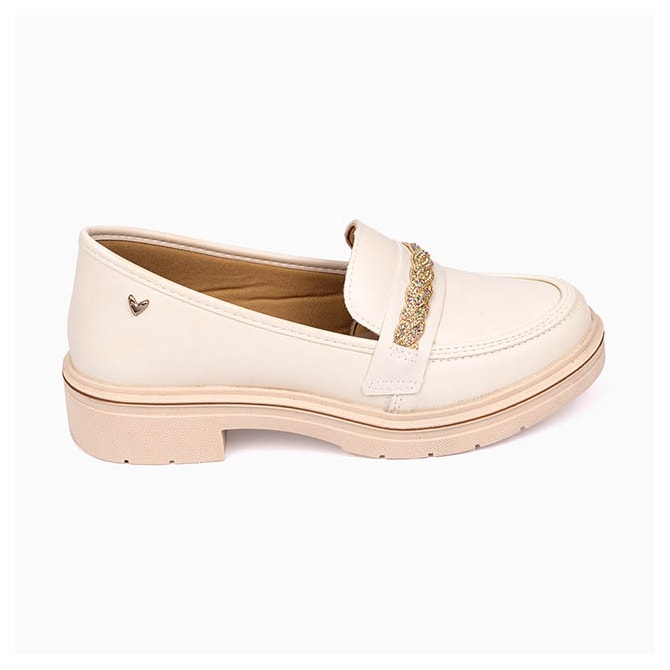 SAPATO MOCASSIM MISSISSIPI BRANCO FEMININO MI884