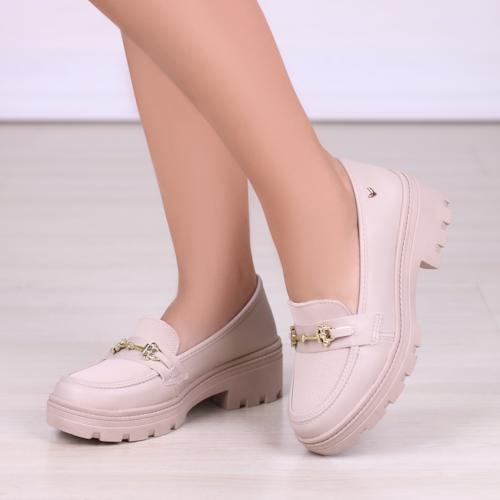 SAPATO MOCASSIM MISSISSIPI CINZA FEMININO MI891 SAPATO MOCASSIM MISSISSIPI CINZA FEMININO MI891