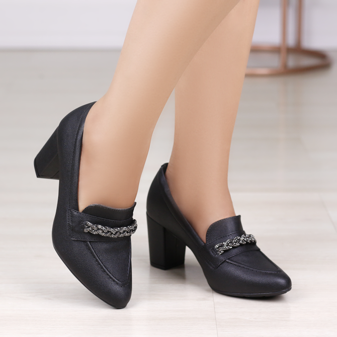 SAPATO SALTO MODARE PRETO FEMININO 7377-117-23120