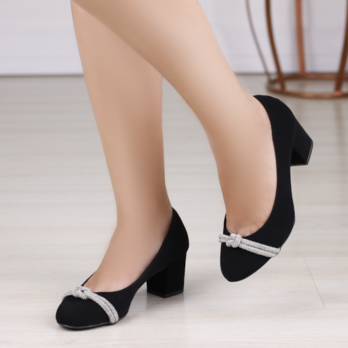 SAPATO SALTO VILLA ROSA PRETO FEMININO 2526-25141 SAPATO SALTO VILLA ROSA PRETO FEMININO 2526-25141