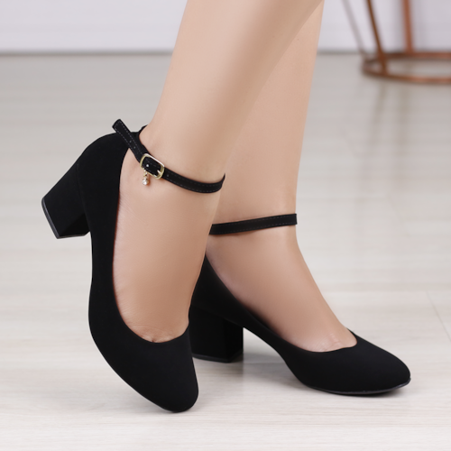 SAPATO SALTO VILLA ROSA PRETO FEMININO 2526-25144 SAPATO SALTO VILLA ROSA PRETO FEMININO 2526-25144