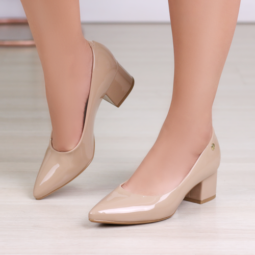 SAPATO SALTO VIZZANO BEGE 1220-315-13488 SAPATO SALTO VIZZANO BEGE 1220-315-13488
