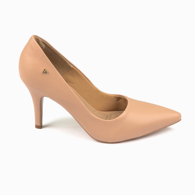 SAPATO SCARPIN VIA COMFY NUDE 19558