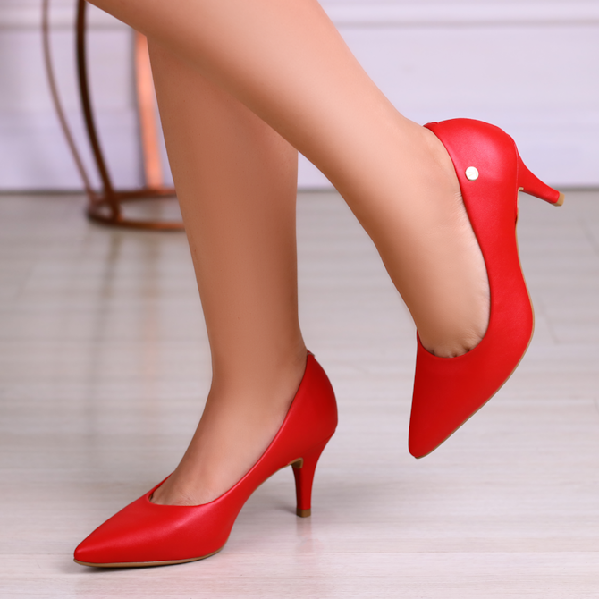 Scarpin Vizzano Vermelho Scarpin Vermelho Meia Pata SAPATO