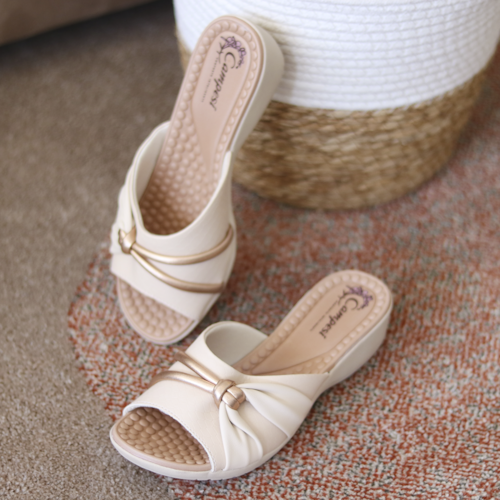 TAMANCO ANABELA CAMPESI CREME FEMININO L9416 TAMANCO ANABELA CAMPESI CREME FEMININO L9416
