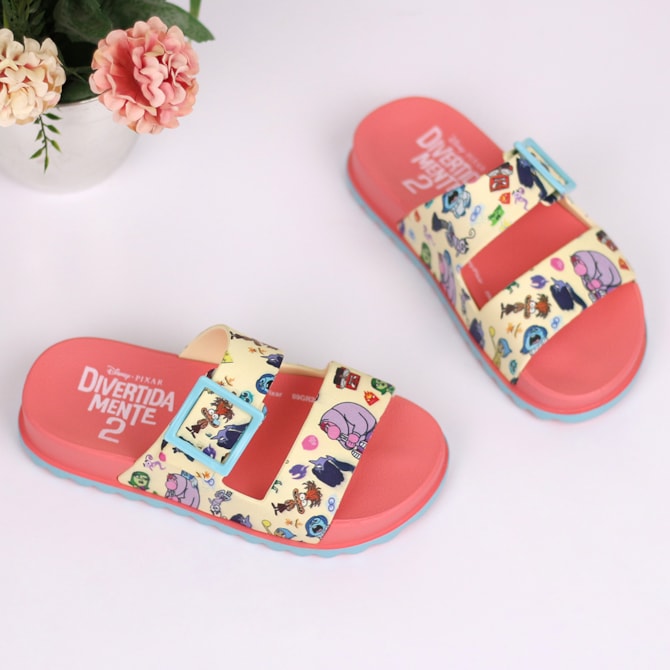 TAMANCO DISNEY GRENDENE ROSA/BEGE/AZUL 23288-SUMMER II