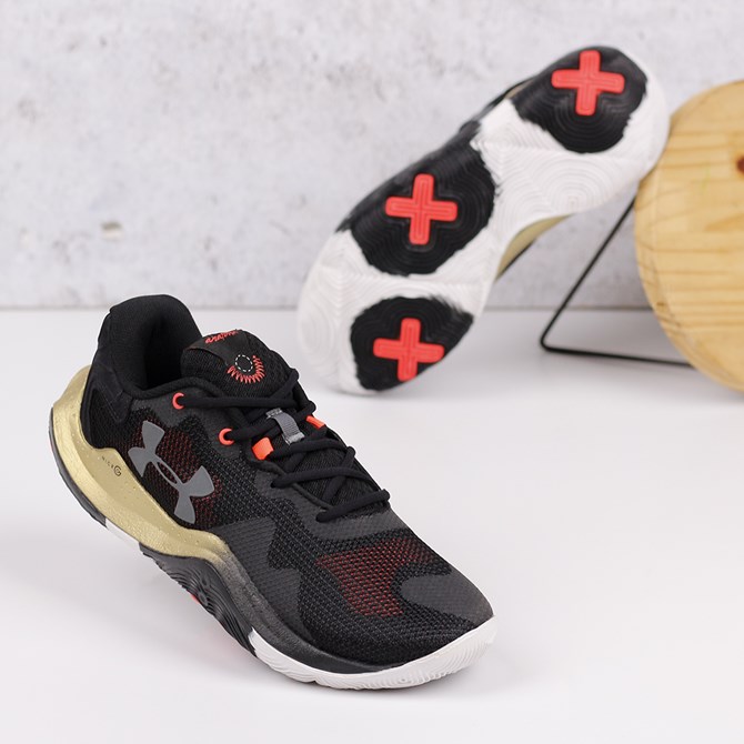 TENIS BASQUETE UNDER ARMOUR PRETO UA BUZZER