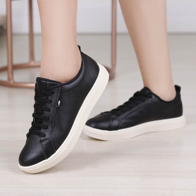 Feminino Dakota Tenis Feminino Casual De Couro Sapato Branco De