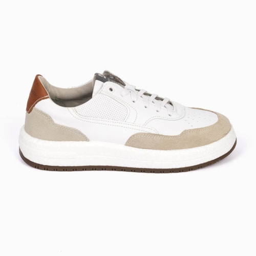 TENIS CASUAL DEMOCRATA BRANCO MASCULINO 600101-007