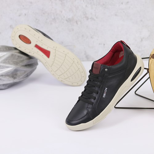 TENIS CASUAL FERRACINI PRETO MASCULINO 2262B TENIS CASUAL FERRACINI PRETO MASCULINO 2262B