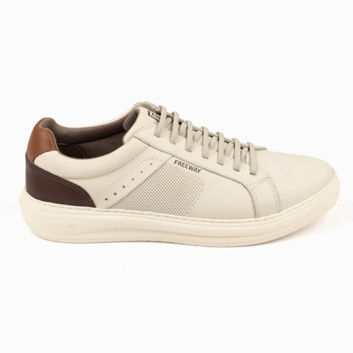 TENIS CASUAL FREE WAY BRANCO MASCULINO DUO04-4180