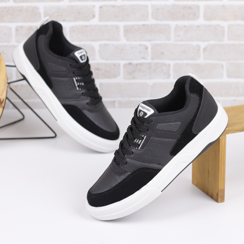 TENIS CASUAL LOGUS PRETO 22190P-LG