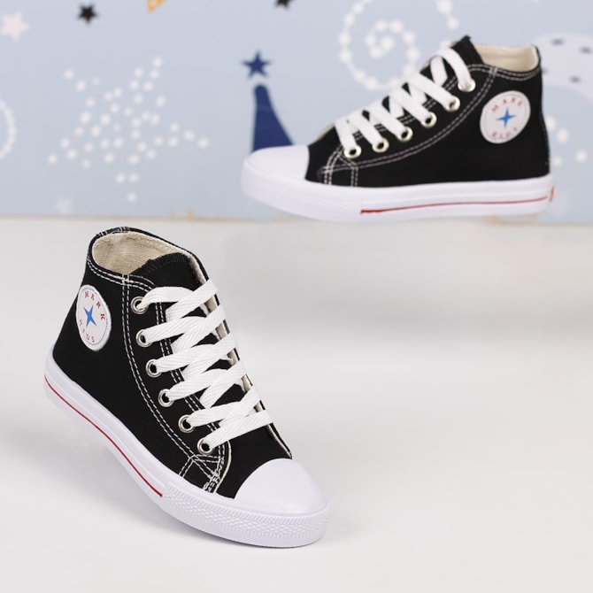 TENIS CASUAL MARK KIDS PRETO 7005IL