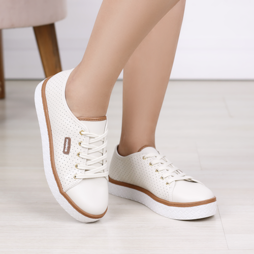 TENIS CASUAL MOLECA OFF WHITE 5712-205-15216 TENIS CASUAL MOLECA OFF WHITE 5712-205-15216